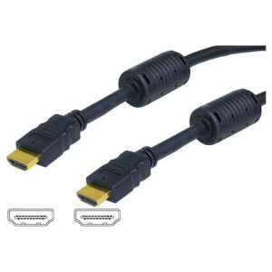 HDMI/A Kab.ST-ST  10m Ethernet HDMI mit Ethernet, Ferrit F.