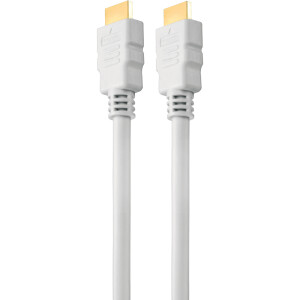 HDMI/A Kab.ST-ST   5m Ethernet 19Polig, Goldk., Weiß