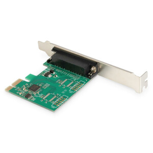 DIGITUS DS-30020-1 - Parallel I/O,1-port, PCIexpress Add-On card 1-port, inkl. low Profil, Chipsatz:AX99100