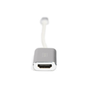 DIGITUS DA-70836 - USB Type-C 4K HDMI Adapter, 20cm Kabell&auml;nge Aluminium Geh&auml;use, Chipset: AG9310