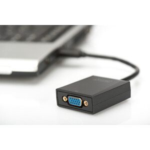 DIGITUS DA-70840 - USB 3.0 auf VGA Adapter, 1080p Eingang USB, Ausgang VGA