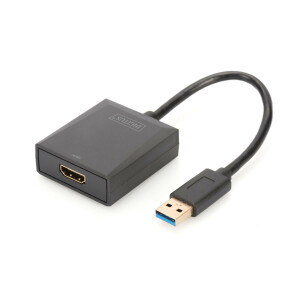 DIGITUS DA-70841 - USB 3.0 auf HDMI Adapter, 1080p...