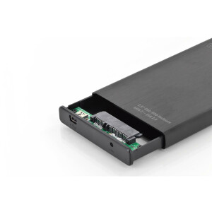 DIGITUS DA-71104 - SSD/HDD SATA Geh&auml;use 2.5&quot; USB2.0, for SATA II HDD 2.5&quot;, Alu, w/o PSU