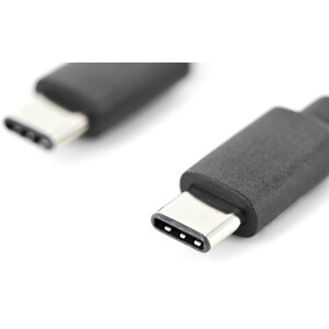 USB C Kab. C/ST&lt;&gt;C/ST 1,8M UL, High Speed, Schwarz