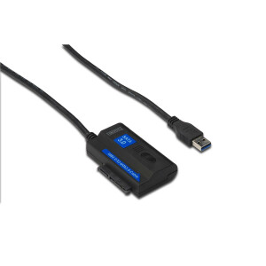 DIGITUS DA-70326 - USB 3.0 zu SATA3 Adapter Kabel 1.2M...