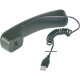 DIGITUS DA-70772 - USB Telefonhörer / Handset USB A-RJ10 Stecker, Kabellänge: 1,80-1,90 m