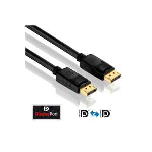 DisplayP.Kabel ST-ST 1m, 4K AWG28, Goldkontakte, DP 1.2