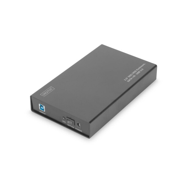 DIGITUS DA-71106 - SDD/HDD SATA Gehäuse, 3.5" USB3.0, for SATA III HDD 3.5", Alu, w/o PSU