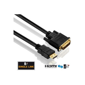 HDMI/A Kab.ST.-DVI/D ST 3m