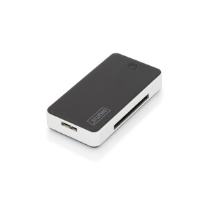 DIGITUS DA-70330-1 - USB 3.0 Card Reader mit 1m USB A Verbindungskabel Unterst&uuml;tzt MS/SD/SDHC/MiniSD/M2/CF/MD/SDXC Karten