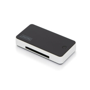 DIGITUS DA-70330-1 - USB 3.0 Card Reader mit 1m USB A Verbindungskabel Unterstützt MS/SD/SDHC/MiniSD/M2/CF/MD/SDXC Karten