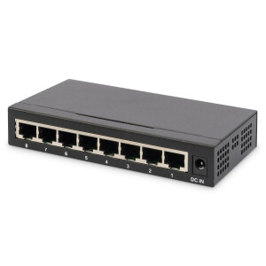 DIGITUS DN-80111 - Gigabit Ethernet Switch 8-port,...