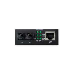 DIGITUS DN-82010-1 - Fast Ethernet Medienkonverter, Multimode ST Stecker, 1310nm, bis zu 2km