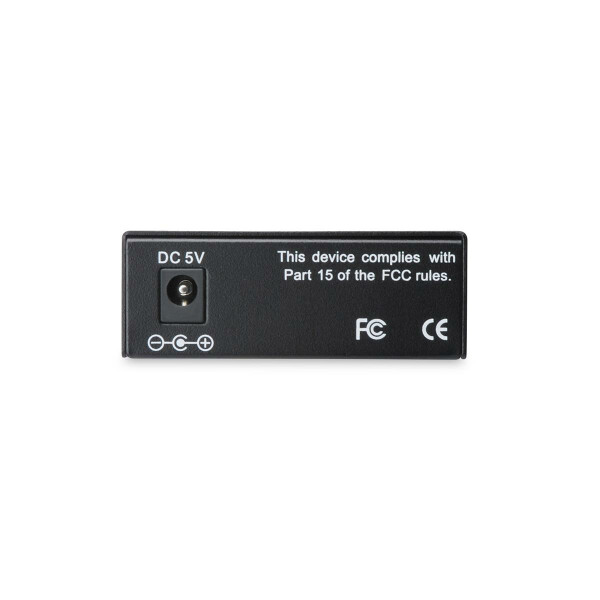 DIGITUS DN-82130 - Gigabit Ethernet Medienkonverter, SFP SFP offener Slot, ohne SFP Modul