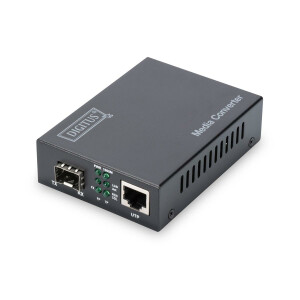 DIGITUS DN-82130 - Gigabit Ethernet Medienkonverter, SFP...