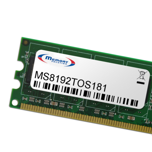 Memorysolution 8GB Toshiba Satellite L770-119, Pro L770-11J