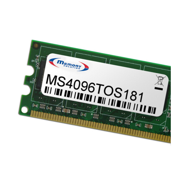 Memorysolution 4GB Toshiba Satellite L770-119, Pro L770-11J