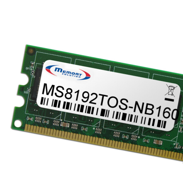 Memorysolution 8GB Toshiba Satellite C50-D, C70-D series