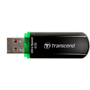 Transcend JetFlash elite 600 - 8 GB - USB Typ-A - 2.0 - Kappe - 10,3 g - Schwarz