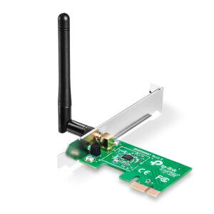 TP-LINK 150Mbps Wireless PCI Epress Adapter Eingebaut...