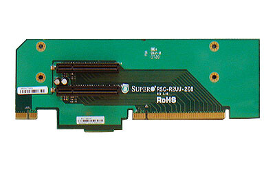 Supermicro RSC R2UU-2E8 - Riser Card - CSE-823MTQ-R700UB, CSE-825MTQ-R700UB, H8DMU+, X7DWU
