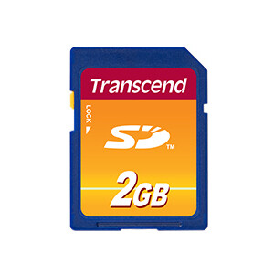 Transcend TS2GSDC - 2 GB - SD - MLC - 20 MB/s - 13 MB/s - Schwarz