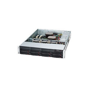Supermicro SC825TQC-600LPB - Rack - Server - Schwarz -...