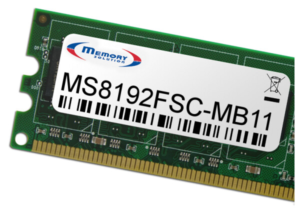 Memorysolution 8GB Fujitsu Mainboard D3313-S