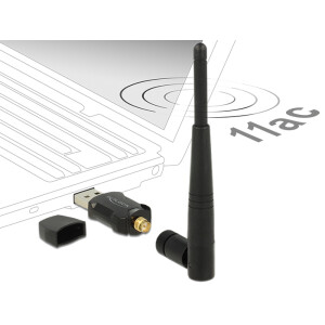 Delock USB 2.0 Dual Band WLAN ac/a/b/g/n Stick -...