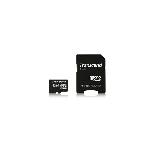 Transcend TS4GUSDHC10 - 4 GB - MicroSDHC - Klasse 10 - NAND - 90 MB/s - Schwarz