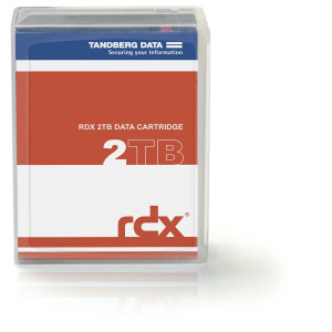 Tandberg 2TB HDD RDX Media - RDX - 2000 GB - Schwarz - 87...