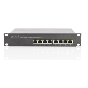 DIGITUS DN-80114 - Gigabit Ethernet Switch 8-port, 10...