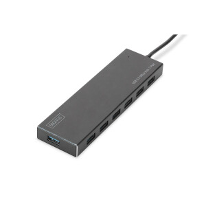 USB Hub  7PORT USB 3.0 Inkl.5V/3,5A Netzt., bis 5Gbps