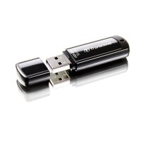 Transcend JetFlash 350 - 16 GB - USB Typ-A - 2.0 - Kappe - 8,5 g - Schwarz