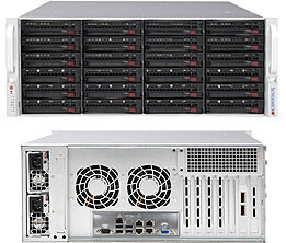 Supermicro SuperChassis 846BE1C-R1K23B - Rack - Server - Schwarz - ATX,EATX - 4U - Ventilatorausfall - Festplatte - Heizung - LAN - Leistung