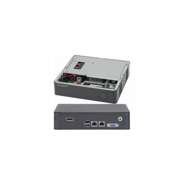 Supermicro CSE-101S - Rack - PC - Schwarz - Mini-ITX - 1U - Leistung - Status
