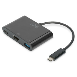 USB C Multiport Adap., 4K/30Hz USB C zu HDMI,4K+USB C(PD)