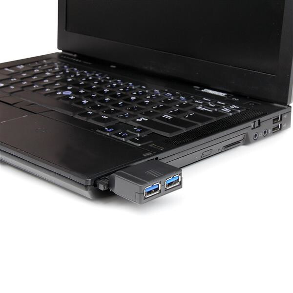 StarTech.com 2 Port USB 3.0 ExpressCard mit UASP Unterstützung - ExpressKarte - USB 3.2 Gen 1 (3.1 Gen 1) - Schwarz - NEC uPD720200 - 0 - 50 °C - -20 - 150 °C