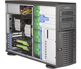 Supermicro SuperWorkstation 7049A-T - Intel® C621 - LGA 3647 (Socket P) - 10,4 GT/s - Intel® Xeon® - DDR4-SDRAM - 2000 GB