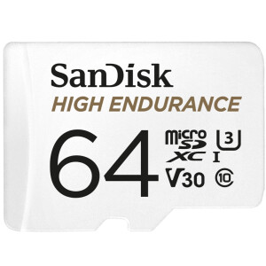 SanDisk High Endurance - 64 GB - MicroSDXC - Klasse 10 -...