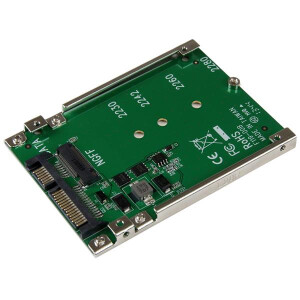 StarTech.com M.2 SSD auf 2.5 Zoll SATA Adapter /...
