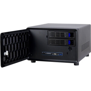 Inter-Tech SC-2100 - Small Form Factor (SFF) - PC - Stahl...