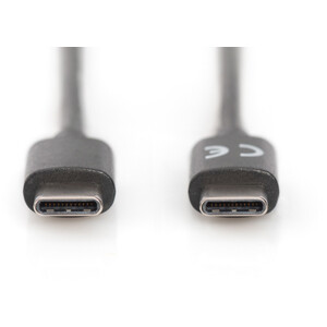USB C Kab. C/ST&lt;&gt;C/ST 4M UL, High Speed, Schwarz