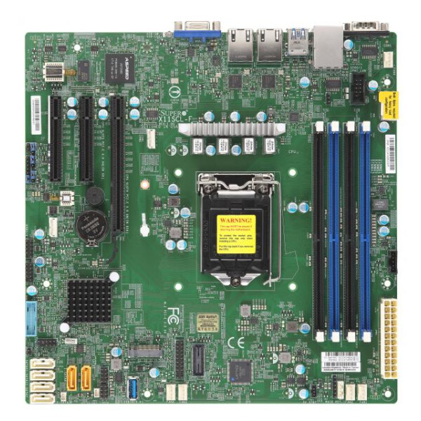 Supermicro X11SCL-F - Intel - LGA 1151 (Socket H4) - Intel® Celeron® - Intel® Core™ i3 - Intel® Pentium® - DDR4-SDRAM - 128 GB - 1.2 V