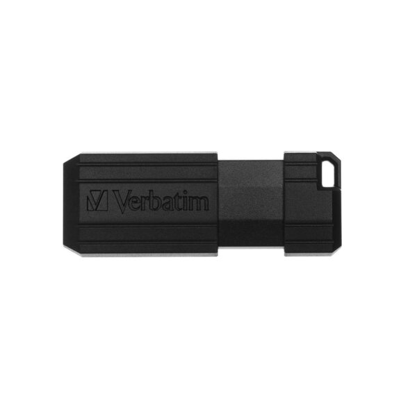 Verbatim PinStripe - USB-Stick 16 GB - Schwarz - 16 GB - USB Typ-A - 2.0 - 8 MB/s - Dia - Schwarz