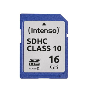 Intenso SD Karte Class 10 - 16 GB - SDHC - Klasse 10 - 40...