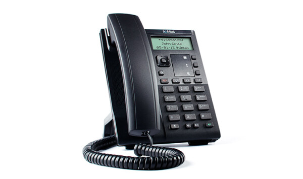 Mitel 6863 - IP-Telefon - Schwarz - Kabelloses Mobilteil - Benutzer - 2 Zeilen - LCD