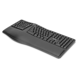Tastatur, Ergonomisch Wireless; German Layout