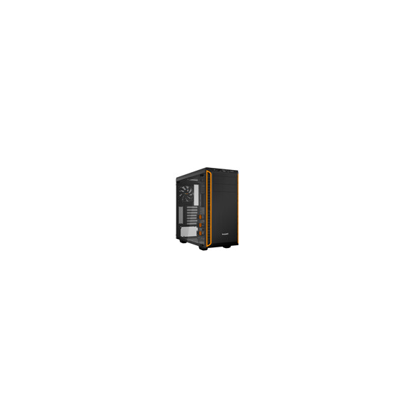 Be Quiet! Pure Base 600 Window - Midi Tower - PC - Schwarz - Orange - ATX - micro ATX - Mini-ITX - ABS Synthetik - Kunststoff - Stahl - Gehärtetes Glas - Gaming