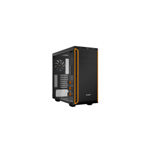 Be Quiet! Pure Base 600 Window - Midi Tower - PC - Schwarz - Orange - ATX - micro ATX - Mini-ITX - ABS Synthetik - Kunststoff - Stahl - Geh&auml;rtetes Glas - Gaming